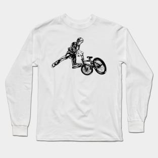 BMX stunt Tailwhip Long Sleeve T-Shirt